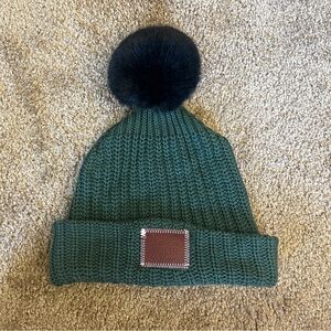 love your melon pom hat